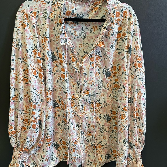 Floral Blouse | XXL | NWOT - Picture 2 of 6